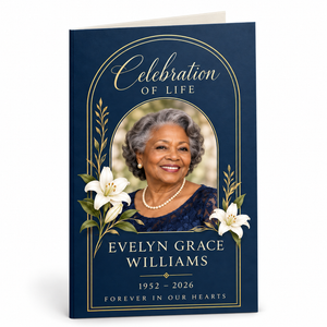 Custom Funeral Programs - Celebration of Life