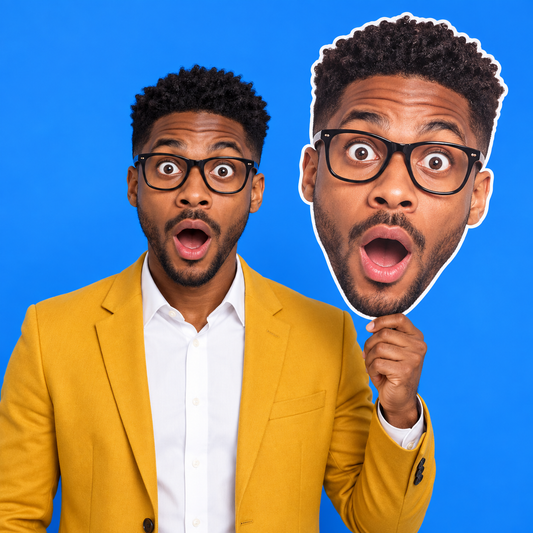Custom Big Head Cutouts – Personalized Life-Size Face Signs